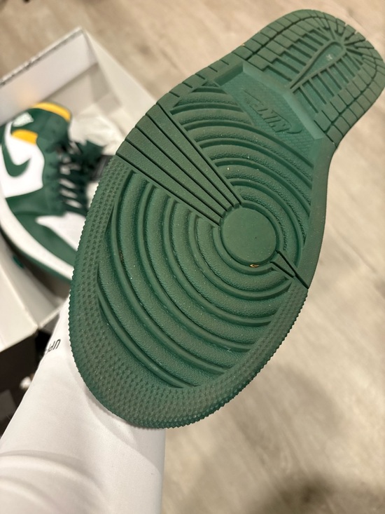Nike Air Jordan 1 High White Green Yellow Accents main image 5